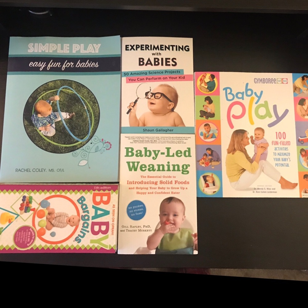 Baby play, weaning, bargain books